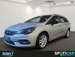 Hell silber Gebraucht 2021 Opel Astra Business Edition Kombi | 12.900 € (Fairer Preis)