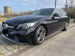 Schwarz Gebraucht 2019 Mercedes C220 AMG Kombi | 26.300 € (Fairer Preis)