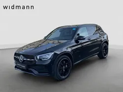 Metalliclack obsidianschwarz Gebraucht 2022 Mercedes GLC400d AMG SUV | 47.850 € (Etwas zu teuer)