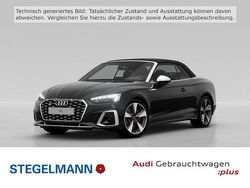 Mythosschwarz metallic Gebraucht 2024 Audi S5 Ambiente Cabrio | 66.770 € (Etwas zu teuer)