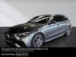 Grau Gebraucht 2022 Mercedes C220 AMG Limousine | 37.650 € (Etwas zu teuer)