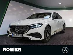 Weiss / polarweiß Gebraucht 2024 Mercedes E220 AMG Limousine | 56.890 € (Etwas zu teuer)