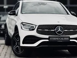Weiß Gebraucht 2021 Mercedes GLC200 AMG line SUV | 45.900 € (Etwas zu teuer)