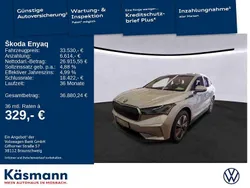 Brilliantsilber metallic Gebraucht 2021 Skoda Enyaq iV Suite SUV | 33.530 € (Fairer Preis)