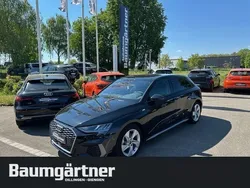 Schwarz Gebraucht 2024 Audi A3 Sportback S-Line Limousine | 29.450 € (Guter Preis)