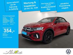 Rot Gebraucht 2023 VW T-Roc Cabriolet R-line Cabrio | 29.848 € (Guter Preis)