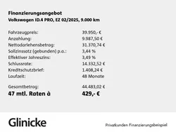 Grau Gebraucht 2025 VW ID.4 Pro SUV | 39.950 € (Superpreis)