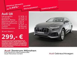 Samuraigrau metallic Gebraucht 2023 Audi Q8 Ambiente SUV | 67.993 € (Fairer Preis)