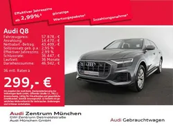 Samuraigrau metallic Gebraucht 2023 Audi Q8 Ambiente SUV | 67.993 € (Superpreis)