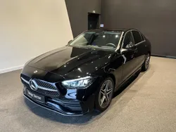 Unilack schwarz Gebraucht 2023 Mercedes C220 AMG Limousine | 39.990 € (Guter Preis)