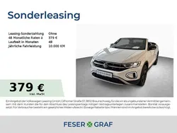 Pure white / schwarz Neu 2025 VW T-Roc Cabriolet Style Cabrio | 43.890 € (Fairer Preis)
