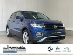 Reef blue metallic (metallic) Gebraucht 2021 VW T-Cross Style SUV | 19.450 € (Fairer Preis)