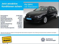 Schwarz / deep black Gebraucht 2023 VW Golf VIII Life Kombi | 22.997 € (Guter Preis)