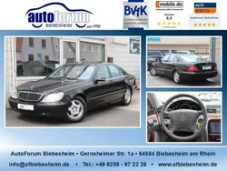 Schwarz Gebraucht 2000 Mercedes S430 Limousine | 6.999 € (Fairer Preis)
