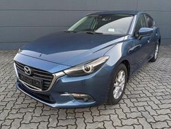 Turmalinblau metallic (metallic) Gebraucht 2017 Mazda 3 Exclusive Limousine | 13.680 € (Fairer Preis)