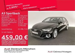 Brillantschwarz Gebraucht 2021 Audi A3 Sportback e-tron Advanced Limousine | 21.954 € (Guter Preis)