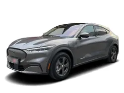 Grau Gebraucht 2021 Ford Mustang Mach-E Basis SUV | 33.949 € (Etwas zu teuer)