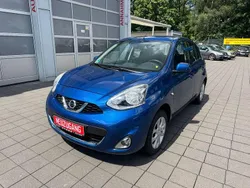Blau Gebraucht 2015 Nissan Micra Acenta Kleinwagen | 7.950 € (Etwas zu teuer)