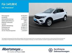 Weiß Gebraucht 2024 VW T-Cross Goal SUV | 24.943 € (Fairer Preis)