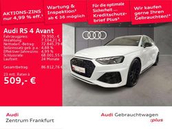 Gletscherweiß metallic Gebraucht 2024 Audi RS4 Ambiente Kombi | 79.950 € (Fairer Preis)
