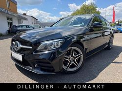 Schwarz Gebraucht 2018 Mercedes C200 AMG line Limousine | 19.370 € (Fairer Preis)