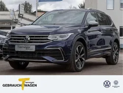 Atlantic blue metallic Gebraucht 2024 VW Tiguan Allspace R-line SUV | 42.920 € (Fairer Preis)