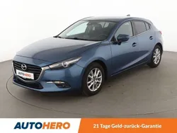 Blau Gebraucht 2018 Mazda 3 Exclusive-Line Limousine | 16.950 € (Fairer Preis)