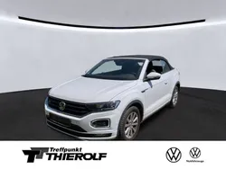 Pure white Gebraucht 2021 VW T-Roc Cabriolet R-line Cabrio | 23.880 €