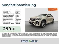 Ivory silver metallic / schwarz Gebraucht 2025 VW T-Roc Cabriolet R-line Cabrio | 34.870 € (Fairer Preis)