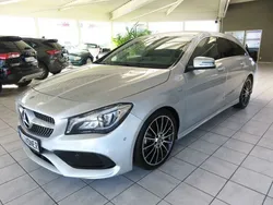 Silber Gebraucht 2018 Mercedes CLA180 Shooting Brake AMG line Kombi | 18.970 € (Fairer Preis)