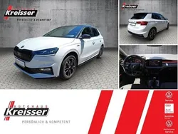 Weiß (moonweiss metallic) Gebraucht 2024 Skoda Fabia Monte Carlo Kleinwagen | 22.451 € (Fairer Preis)