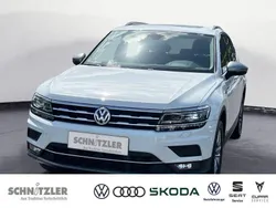 Pure white Gebraucht 2021 VW Tiguan Allspace Highline SUV | 36.450 € (Fairer Preis)