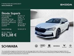 Kristallweiß uni Gebraucht 2025 Skoda Superb SportLine Kombi | 48.310 €