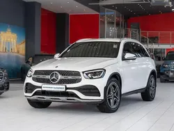 Polarweiss unilack Gebraucht 2021 Mercedes GLC220 AMG line SUV | 40.780 € (Fairer Preis)