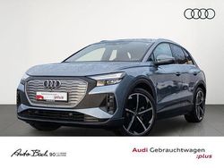 Blau (geysirblau metallic) Gebraucht 2023 Audi Q4 e-tron Basis SUV | 33.470 € (Guter Preis)