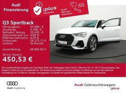 Weiß Gebraucht 2025 Audi Q3 Sportback S-Line SUV | 43.460 € (Fairer Preis)