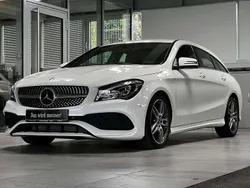 Unilack polarweiß Gebraucht 2018 Mercedes CLA200 Shooting Brake AMG line Kombi | 21.830 € (Fairer Preis)