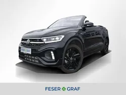 Deep black perleffekt schwarz Gebraucht 2024 VW T-Roc Cabriolet R-line Cabrio | 32.390 € (Superpreis)