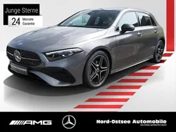 Metalliclack mountaingrau Gebraucht 2024 Mercedes A200 AMG Limousine | 32.890 € (Fairer Preis)