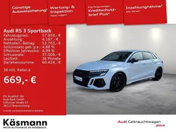 Gletscherweiß metallic Gebraucht 2023 Audi RS3 Sportback Ambiente Kleinwagen | 57.950 € (Superpreis)