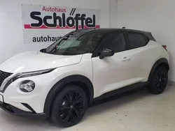 Pearl white pearleffekt/ dach Gebraucht 2021 Nissan Juke Enigma SUV | 18.990 € (Fairer Preis)