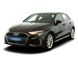 Schwarz Gebraucht 2023 Audi A3 Sportback S-Line Limousine | 31.649 € (Guter Preis)