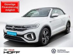 Pure white schwarz Gebraucht 2022 VW T-Roc Cabriolet R-line Cabrio | 29.475 € (Fairer Preis)