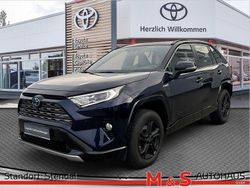 Nagoyablau metallic / dach schwarz Gebraucht 2020 Toyota RAV4 Hybrid Style SUV | 32.480 € (Etwas zu teuer)