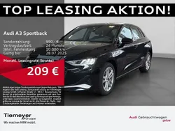 Schwarz Gebraucht 2024 Audi A3 Sportback Advanced Limousine | 32.490 € (Superpreis)