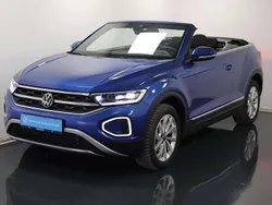 Blau Gebraucht 2023 VW T-Roc Cabriolet Style Cabrio | 27.985 € (Fairer Preis)