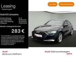 Mythosschwarz metallic Gebraucht 2024 Audi A3 Advanced Limousine | 30.499 € (Superpreis)