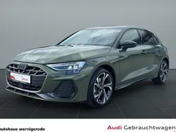 Grün Gebraucht 2024 Audi A3 Sportback S-Line Limousine | 40.440 € (Fairer Preis)