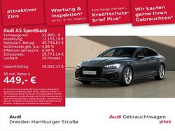 Grau Gebraucht 2024 Audi A5 Sportback S-Line Kleinwagen | 52.890 €
