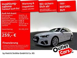 Ibisweiß Gebraucht 2022 Audi A4 S-Line Kombi | 28.970 € (Guter Preis)